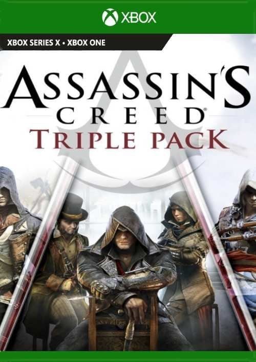 ASSASSIN'S CREED 4 BLACK FLAG + UNITY + SYNDICATE - XBOX ONE / SERIES