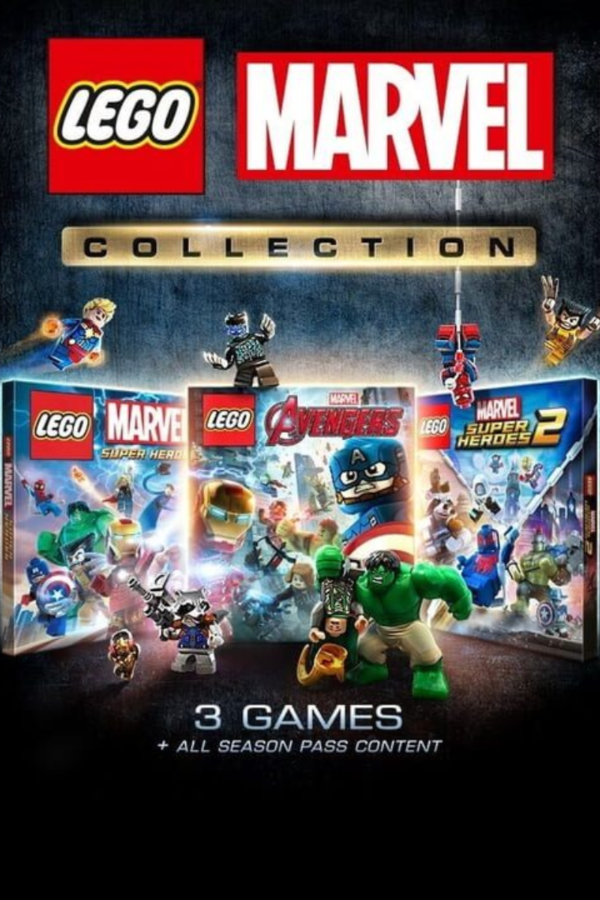 COLEÇÃO LEGO MARVEL - SUPER HEROES + SUPER HEROES 2 + AVENGERS